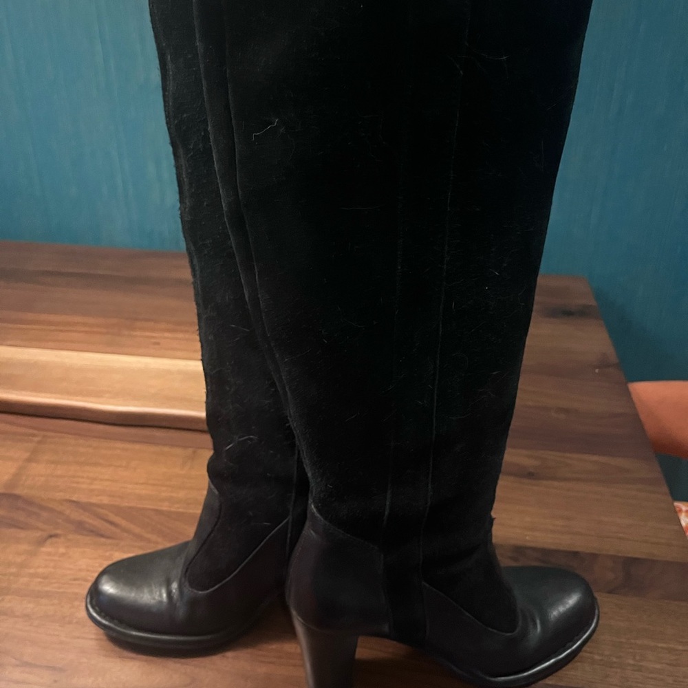 Frye villager leather/suede pull on